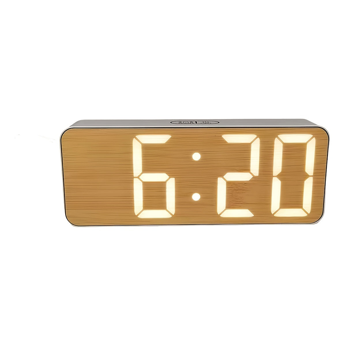 TimeGlow - Elegant LED Alarm Clock with Adjustable Brightness