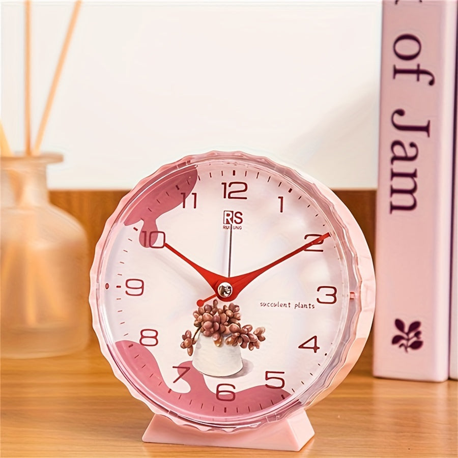 FloraTime Clock - Elegant Flower Alarm Clock for the Bedroom