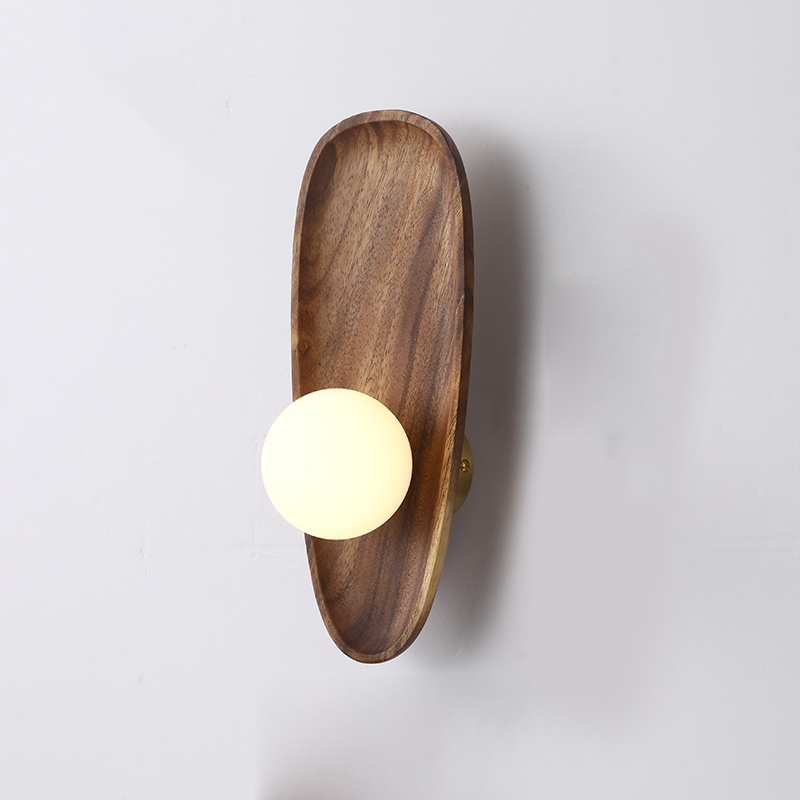 BoisLumi Wall - Natural Wood Wall Sconce for Warm Lighting