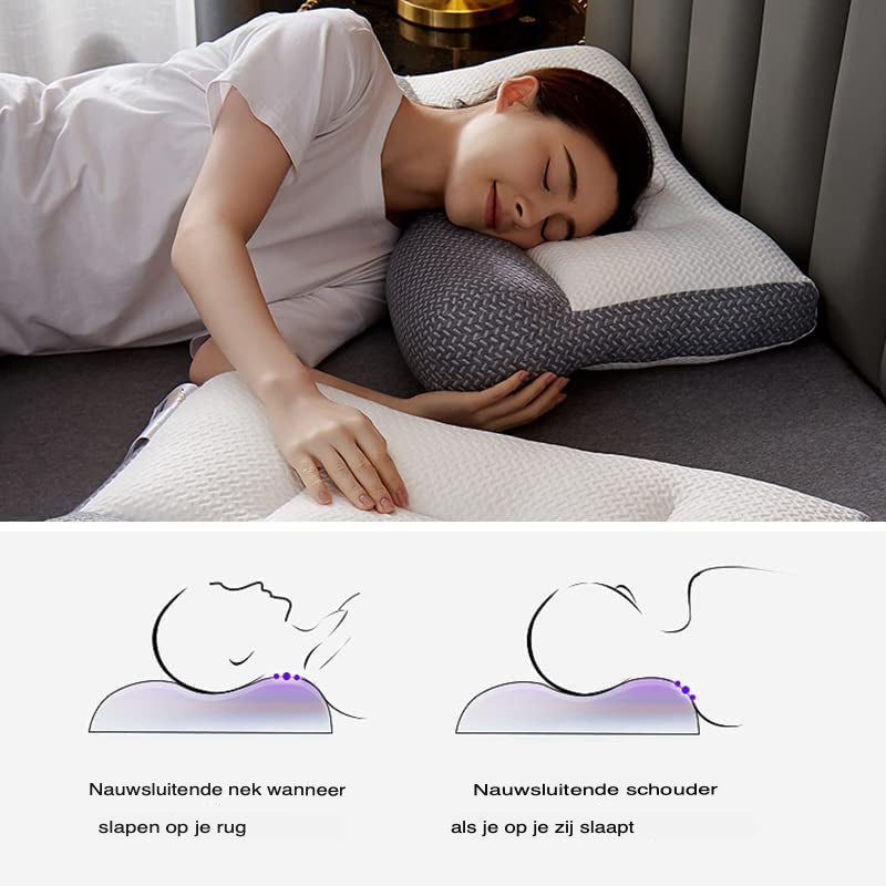 CozySleep - Oreiller Ergonomique pour un Sommeil Sans Douleur