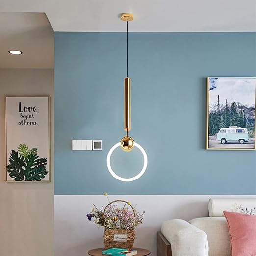 Nordic Elegance - Scandinavian LED Pendant Light with Minimalist Design