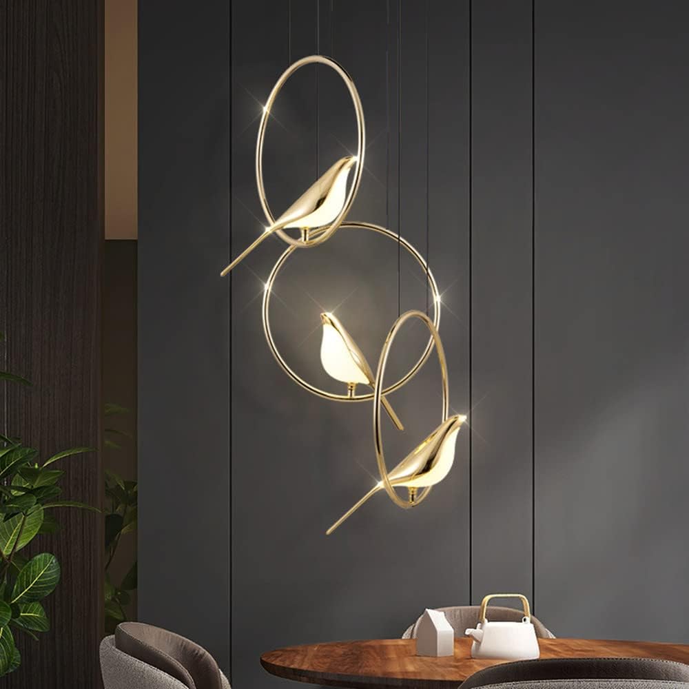 BirdLume Light - Bird-Inspired LED Pendant for Modern Interiors