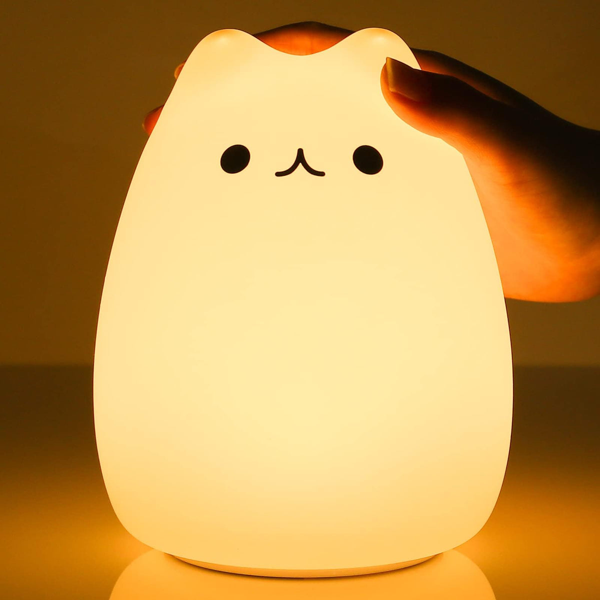 DreamyCat - Silicone Cat Night Light for Kids' Bedroom
