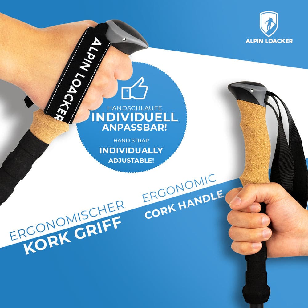 UltraLight Trekking Poles - Bâtons Pliables Liège