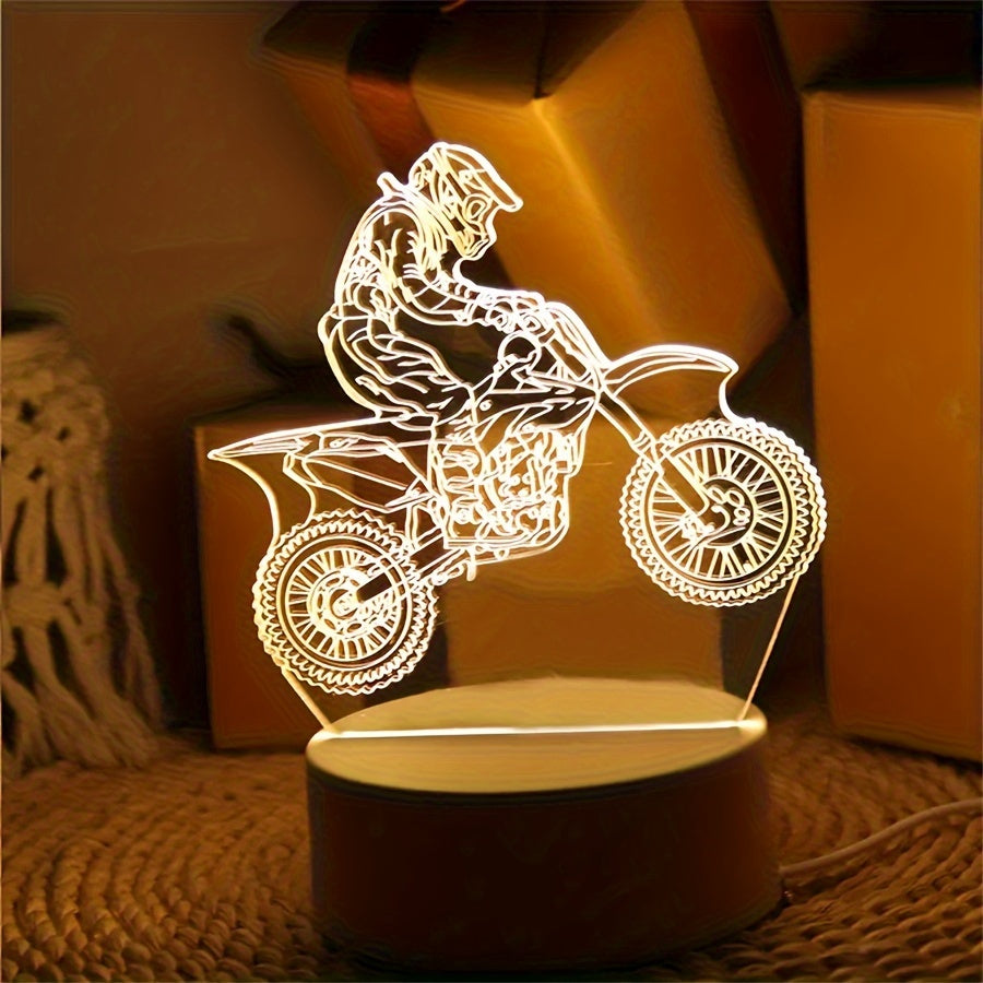 MotoLamp - 3D Motocross LED Night Light
