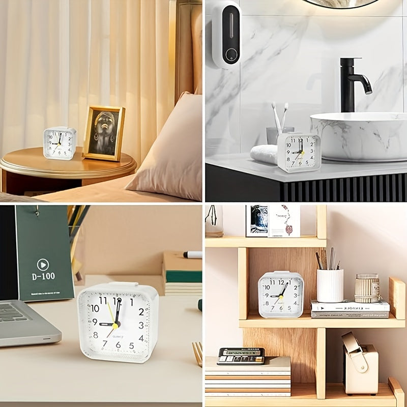 SilentWake Alarm Clock - Silent Bedside Alarm Clock with Night Light