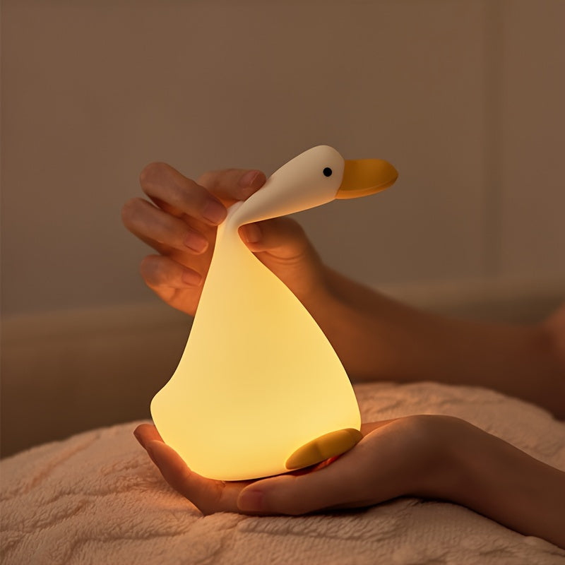 DreamDuck - Rechargeable Touch-Sensor Silicone Duck Night Light