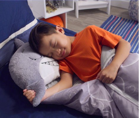 CozyCuddle - Doudou Sac de Couchage et Coussin 2-en-1