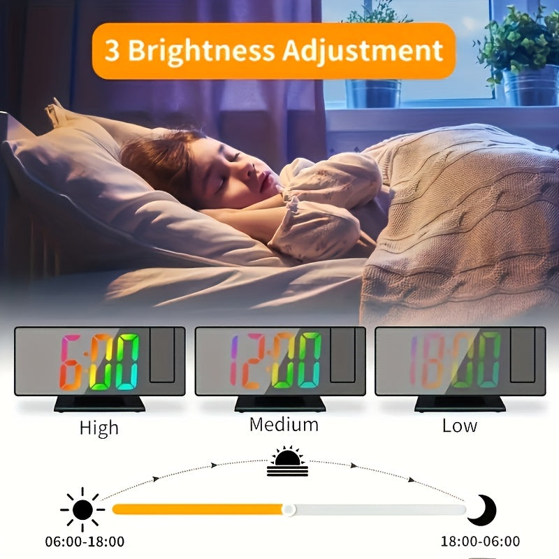 Lorreve Clock - LED Mirror Projection Alarm Clock