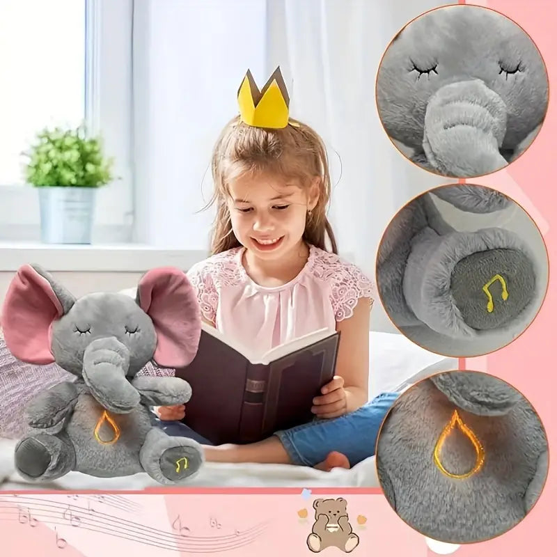 Kalmora - Breathing Elephant Plush, a Calming Companion for Peaceful Nights