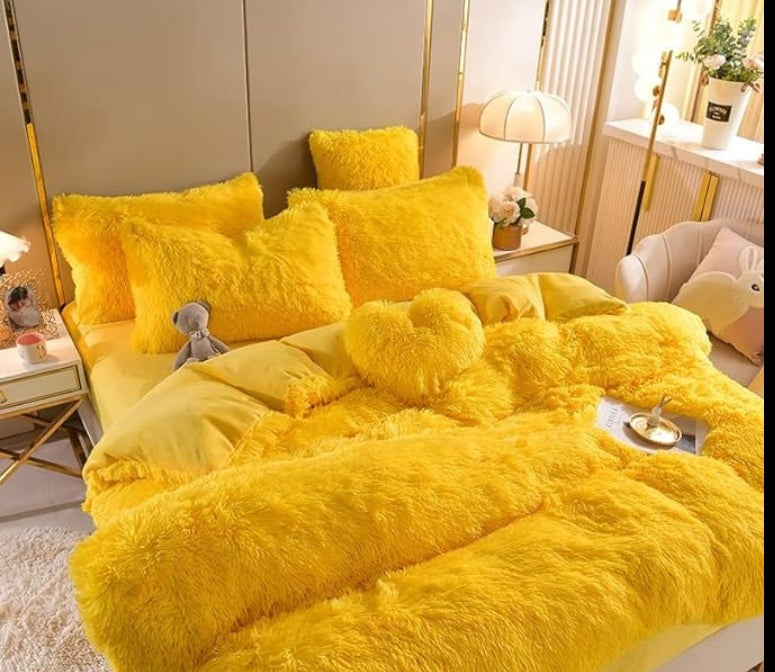 ZinoPlush - Soft Plush Bedding Set with Zipper Closure