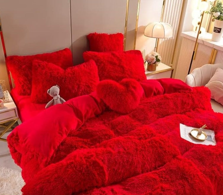 ZinoPlush - Soft Plush Bedding Set with Zipper Closure