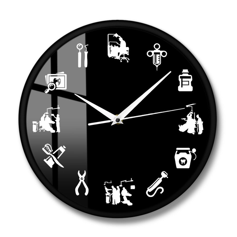 Dental - Modern Wall Clock for Dental Clinics