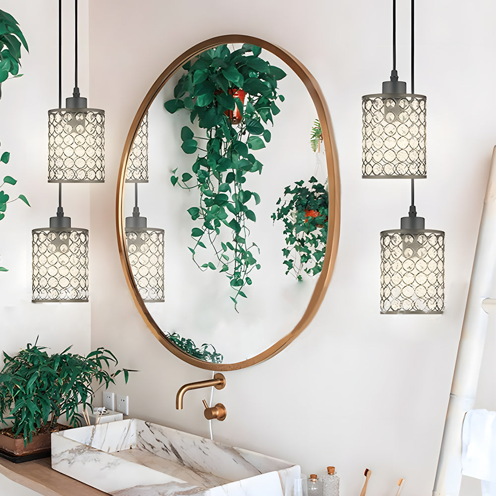 CrystalCloak - Elegant Crystal Pendant Lights for Home Decor