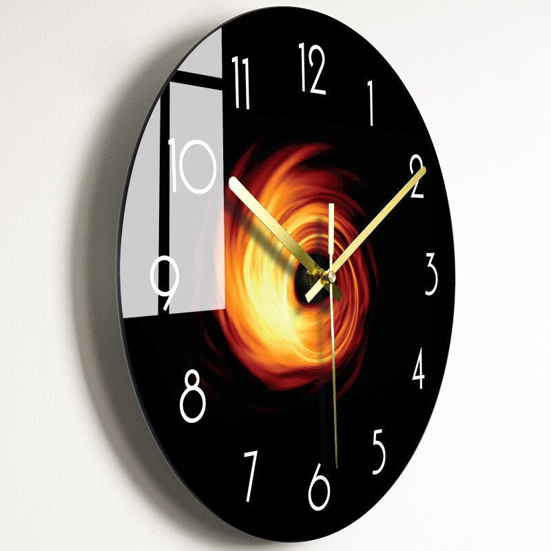 GlassArt - Artistic Glass Wall Clock