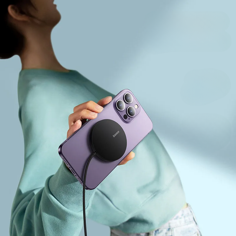 MagnetCharge - Chargeur Magnétique Sans Fil 15W pour iPhone