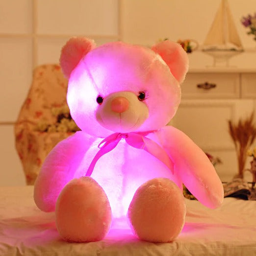 GlowBuddy - Cuddly LED Night Light Teddy Bear for Kids