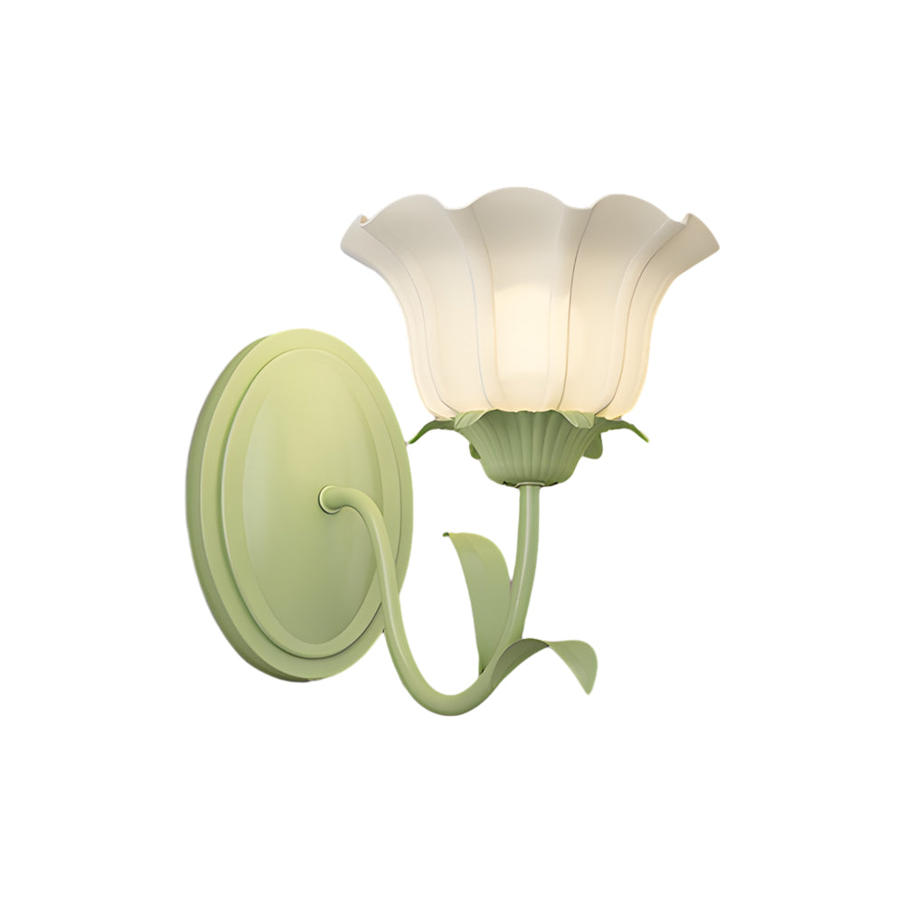 Inanthe - 3D Glass Flower Wall Sconce