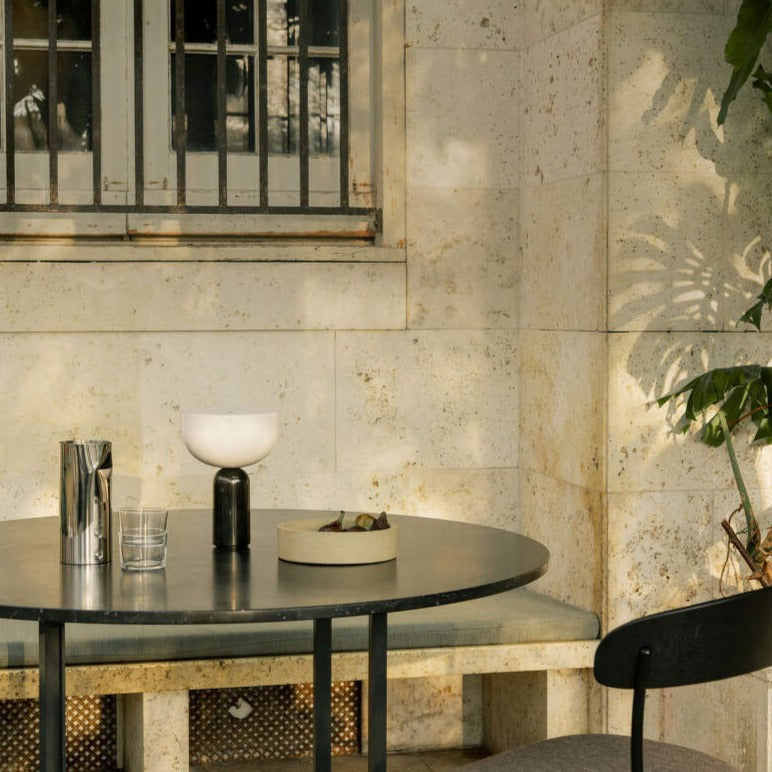 MarbleLuxe Lamp - Marble Table Lamp with Gold Accents