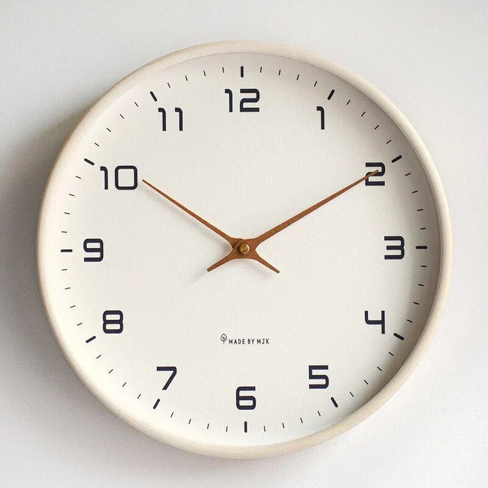 NordicTimber - Horloge Murale Bois Robuste Intérieur