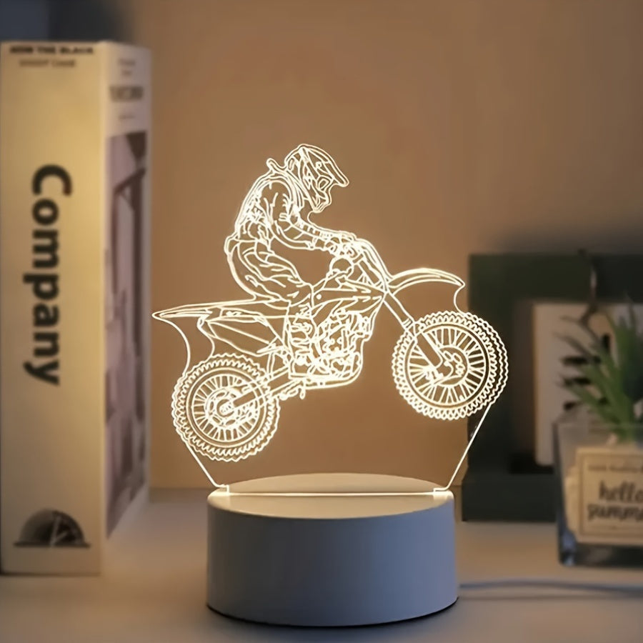 MotoLamp - 3D Motocross LED Night Light