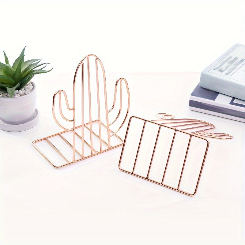 CactusIron - Playful Iron Bookends for Kids' Rooms
