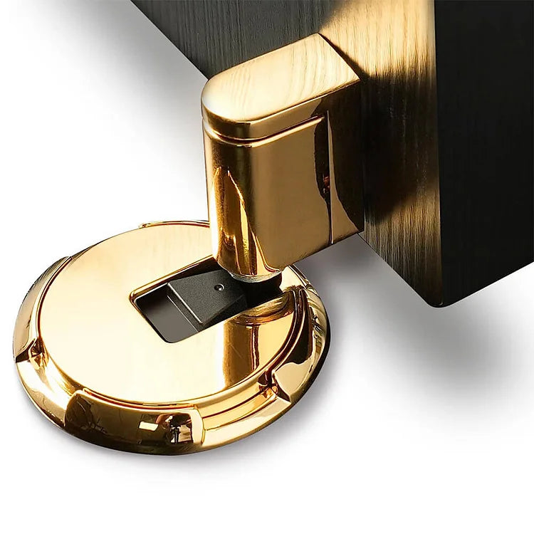Mechanical Door Stopper - Adjustable Elegant Metal Door Stop