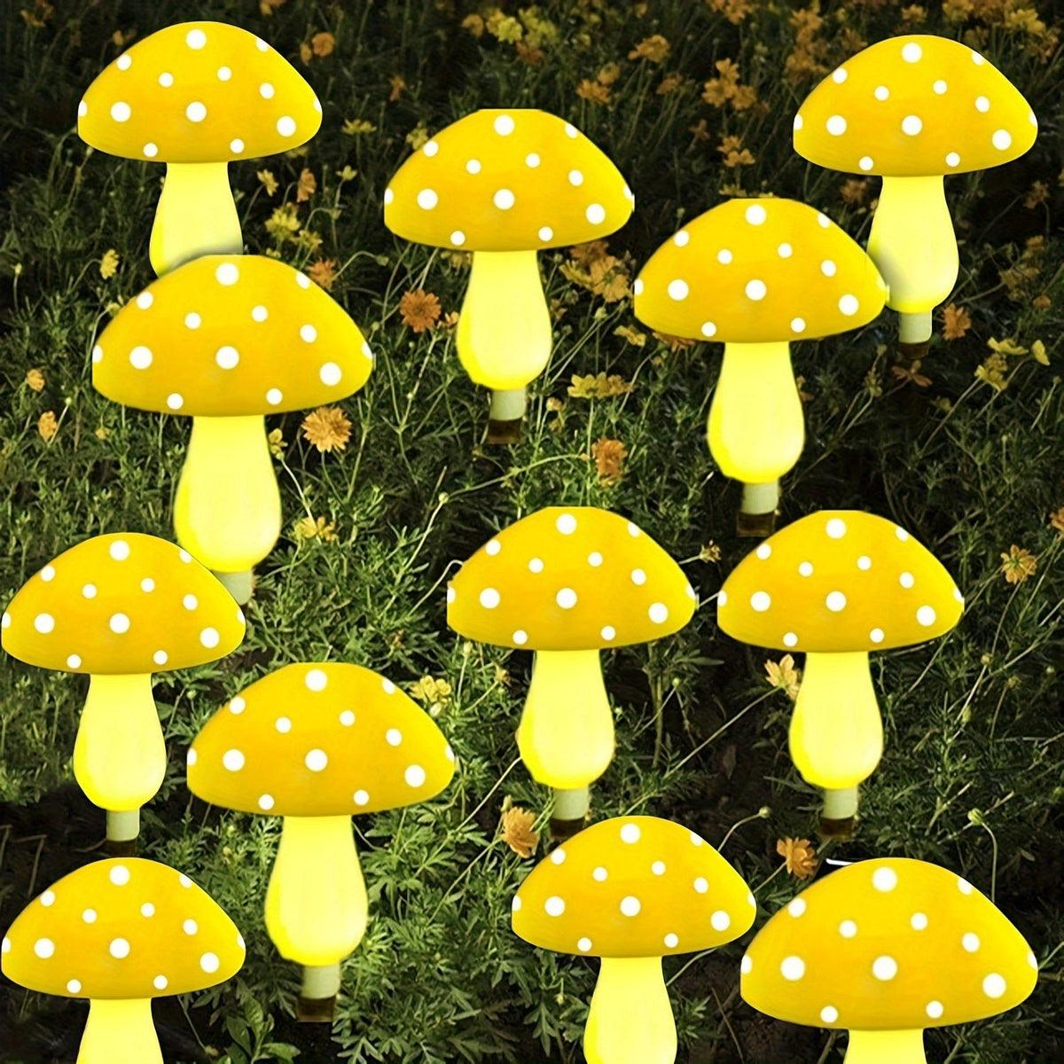 Arbogrove - Solar Mushroom Garden Lights with 8 Lighting Modes