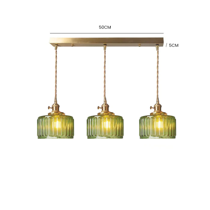 CrystalGlare - Vintage Crystal Glass Pendant Light