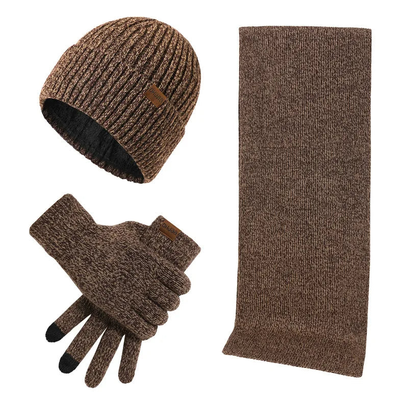 ArcticStyle - Winter Beanie, Scarf and Gloves Set