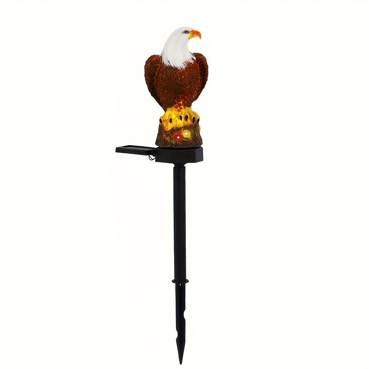 SolarGlow Eagle - Solar Garden Lamp with Eagle Design