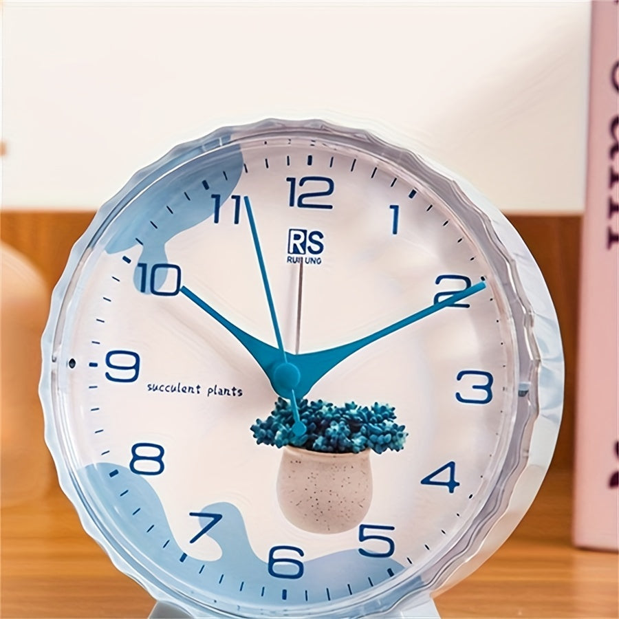 FloraTime Clock - Elegant Flower Alarm Clock for the Bedroom