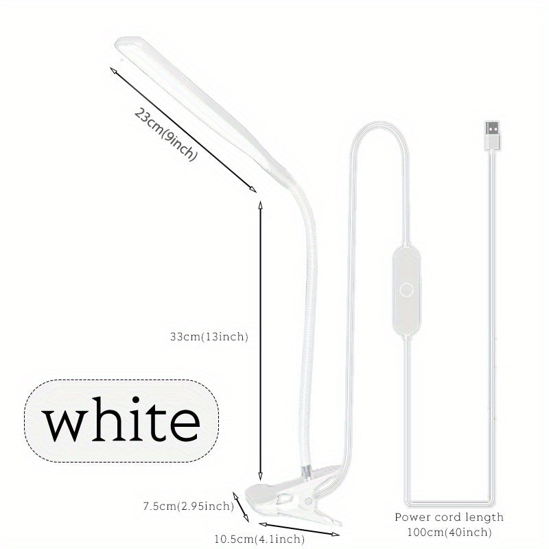 Marmount - Adjustable LED Desk Lamp with Clamp