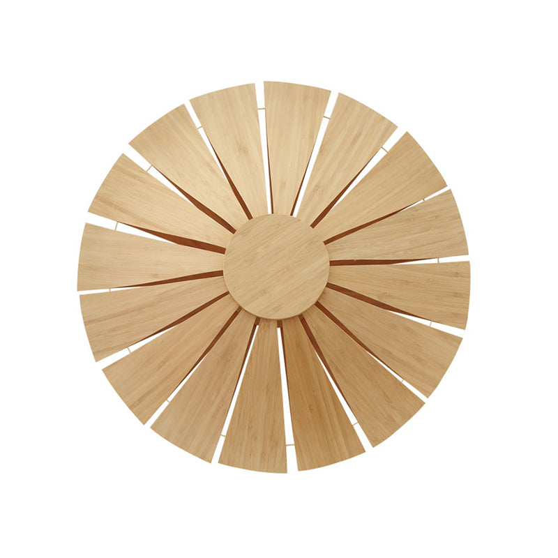 CircleWood - Round Wood Wall Sconce for a Warm Ambiance