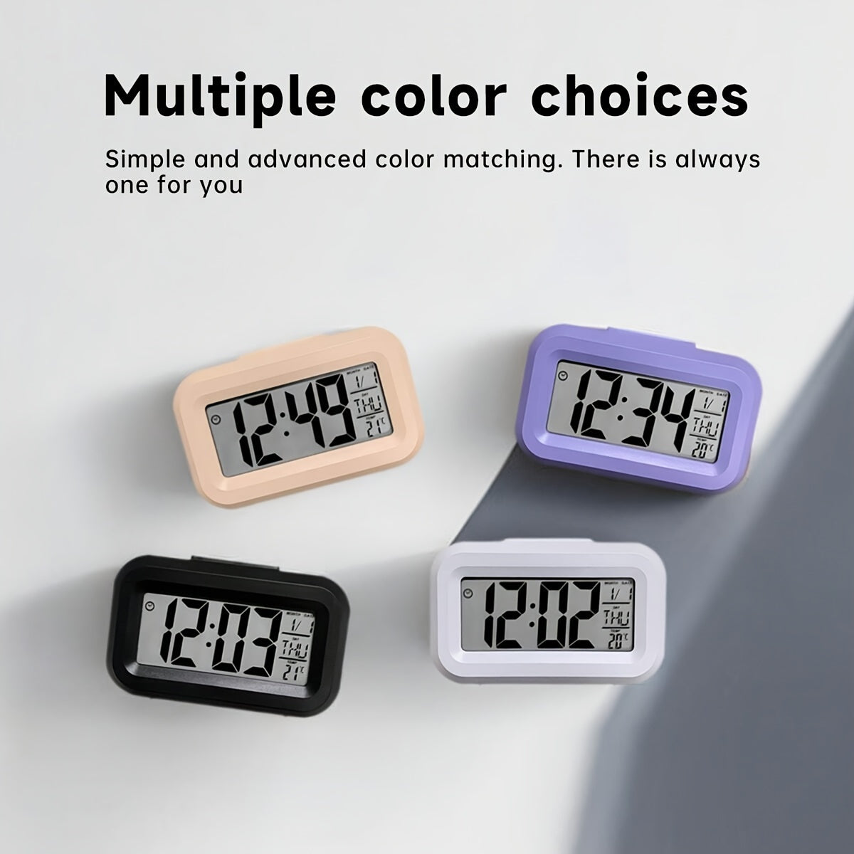 Oclarion - Elegant Digital Alarm Clock with LED Backlight