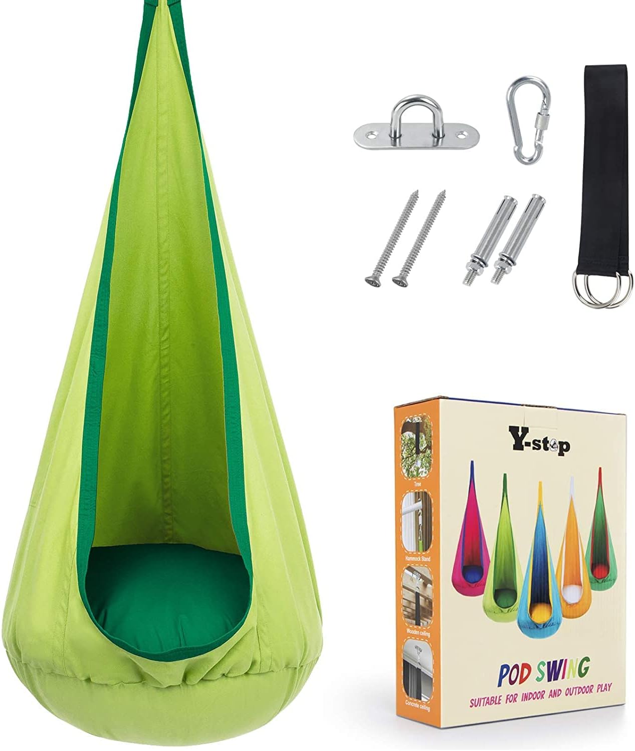 HangingJoy - Kids Hammock Swing for Play and Relaxation