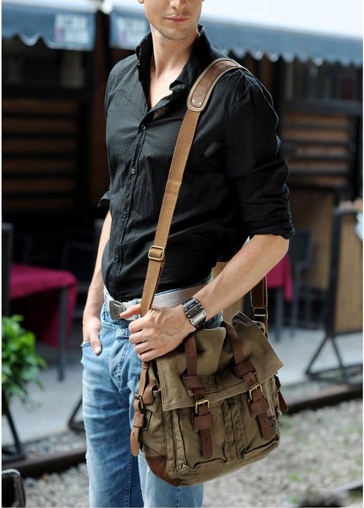 RetroCarry Bag - Sacoche Laptop Canvas Vintage