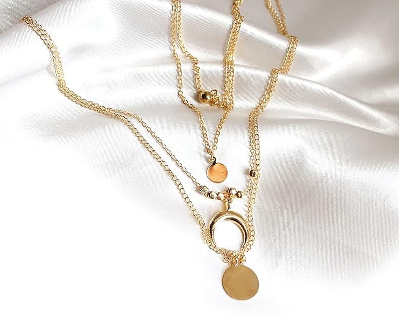 Selania - Collier croissant de lune