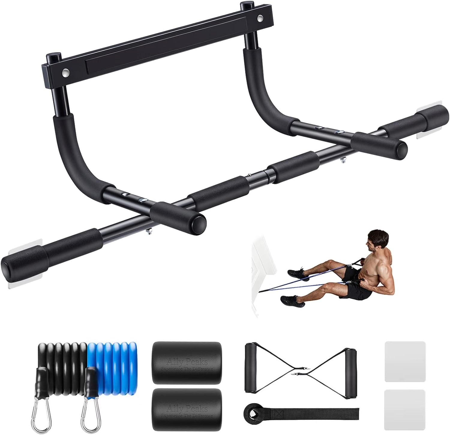 PowerGrip - Barre de traction pour porte (jusqu'à 200 kg)