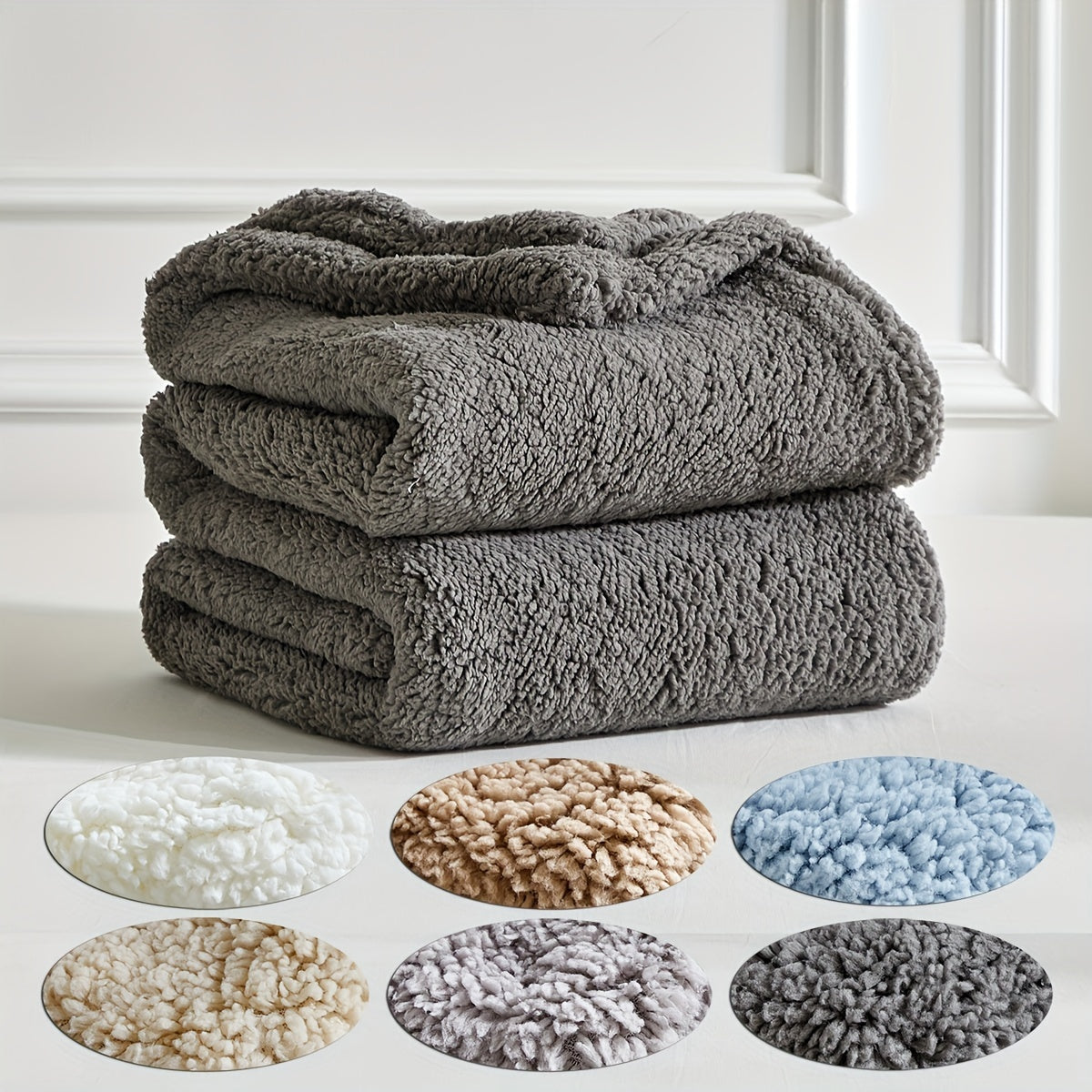 Yalnest - Luxurious Sherpa Fleece Blanket for Winter