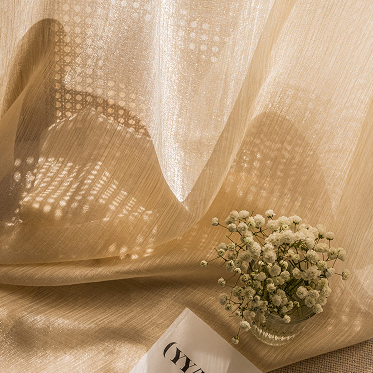 WeaveGlam Curtains - Sheer Woven Curtains for Modern Interiors