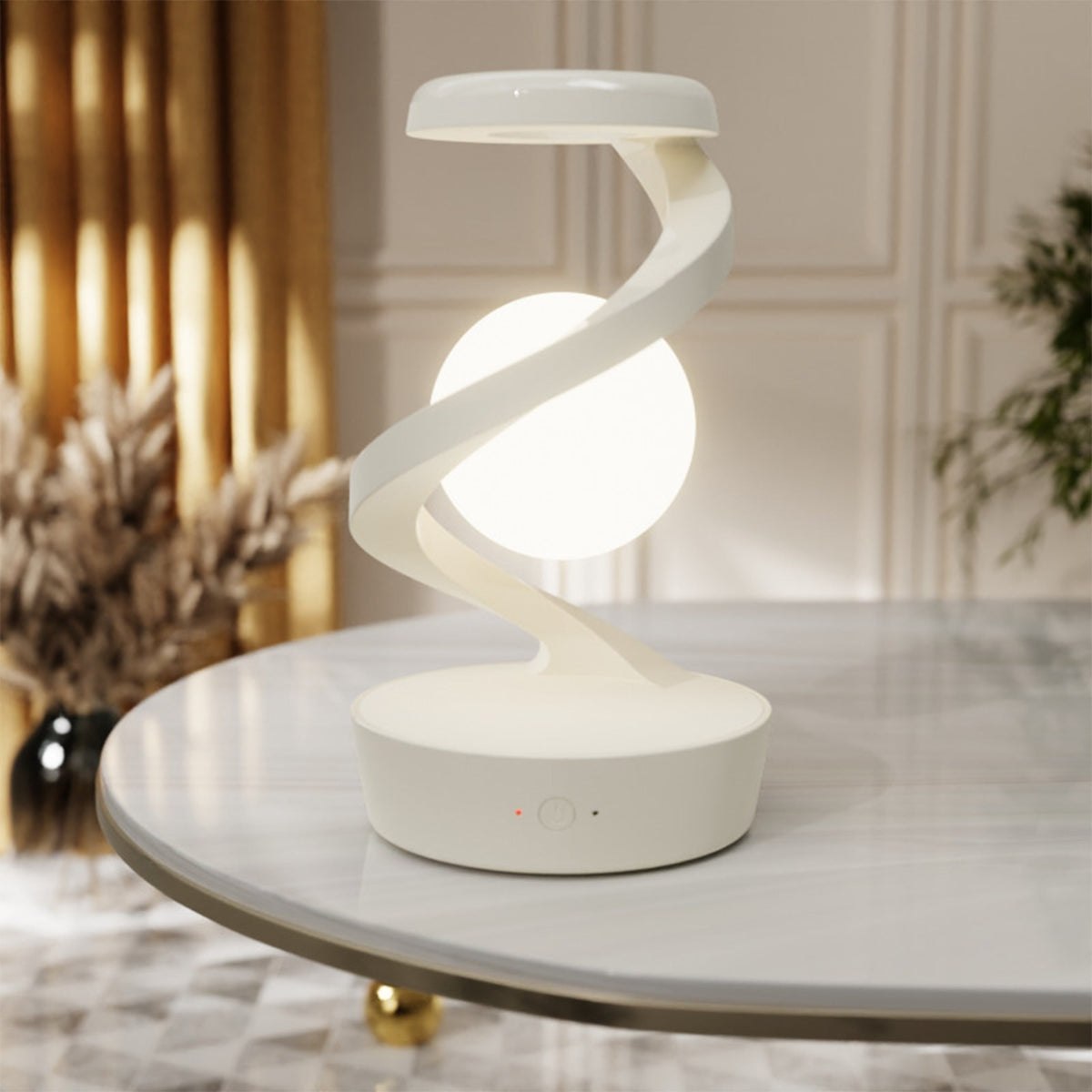 GestureGlow Lamp - LED RGB Desk Lamp with Wireless Charging