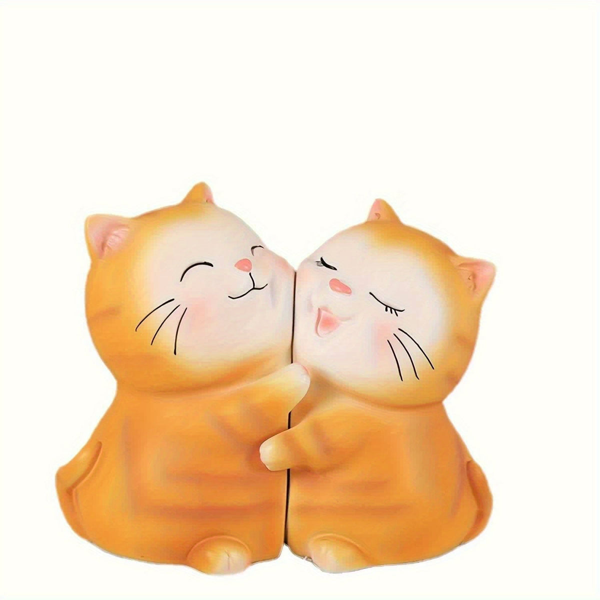 LoveCats - Romantic Resin Bookends for Cat Lovers