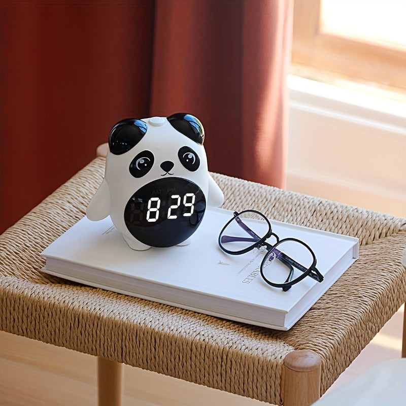 PandaGlow Clock - Rechargeable Panda Alarm Clock with Temperature Display