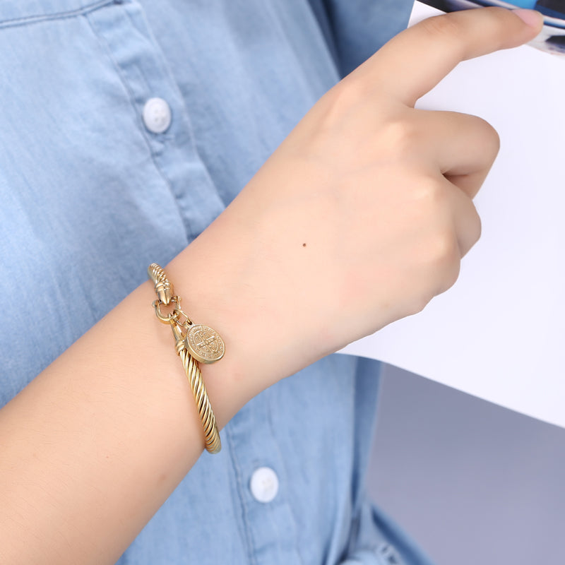 Benedetta - Saint Benedict Medal Charm Bracelet