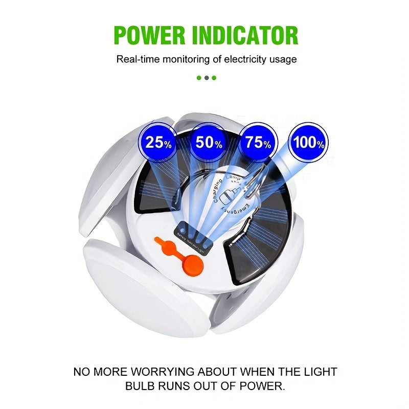 SolarFold Lamp - Foldable Rechargeable LED Camping Lantern