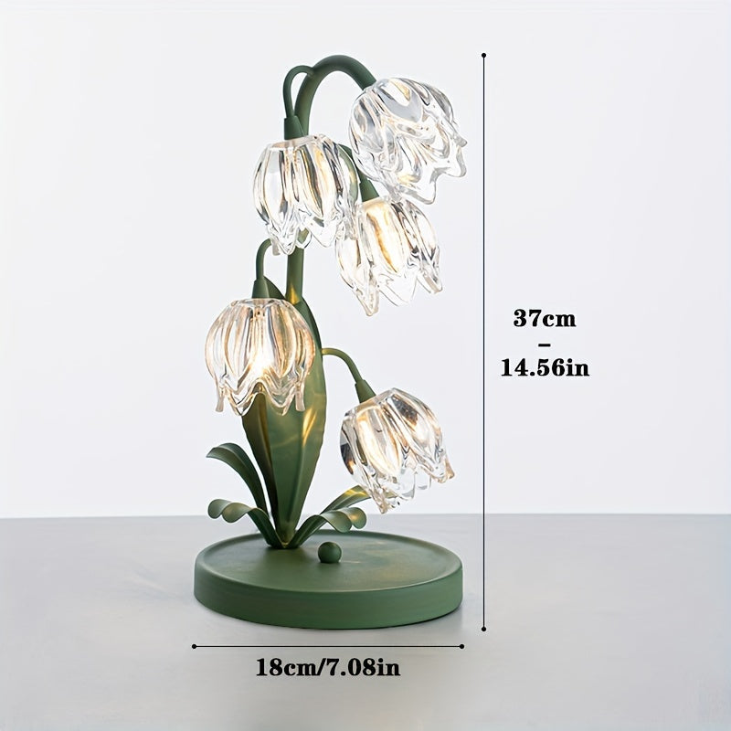 BellBloom - Lampe de table LED en forme de fleur