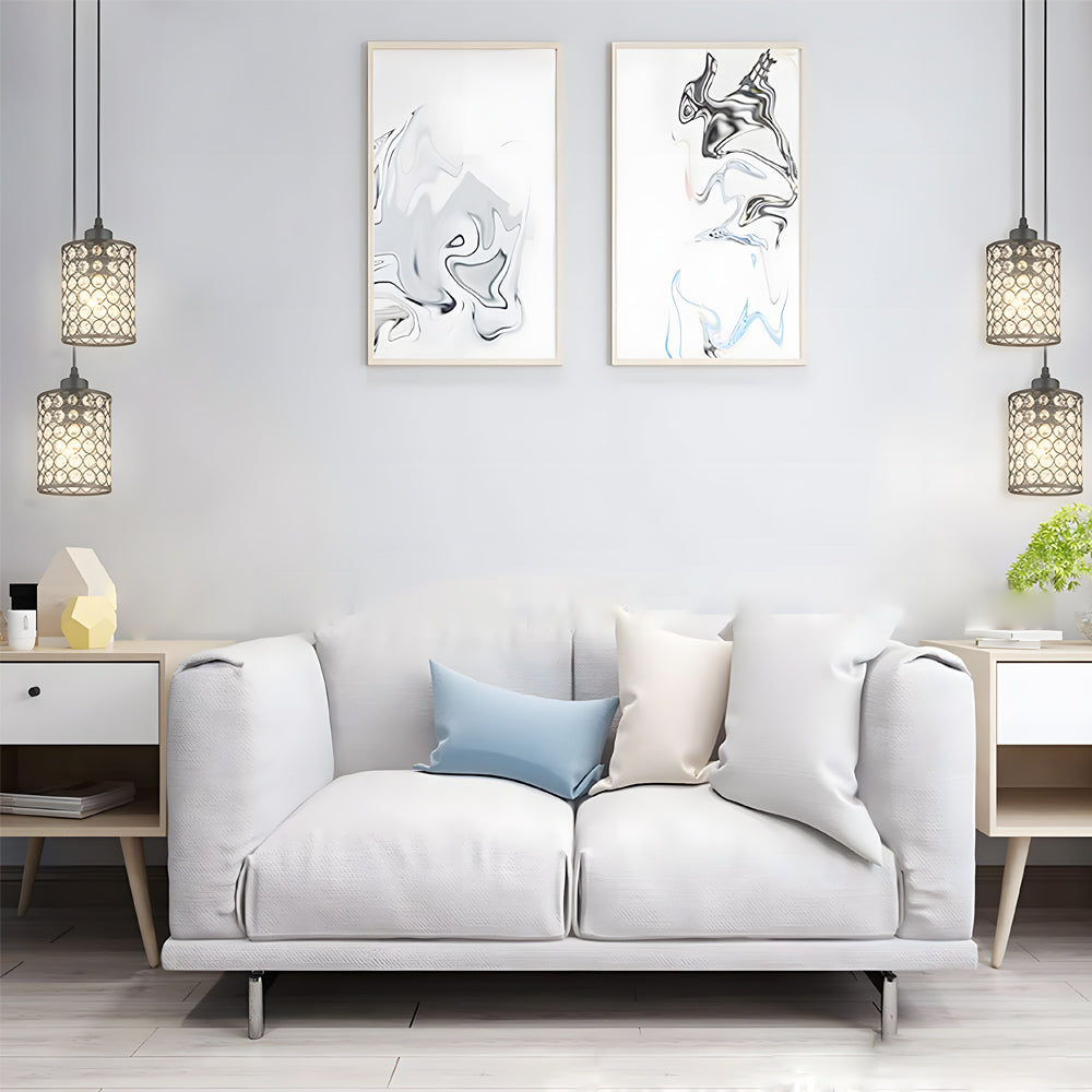 CrystalCloak - Elegant Crystal Pendant Lights for Home Decor