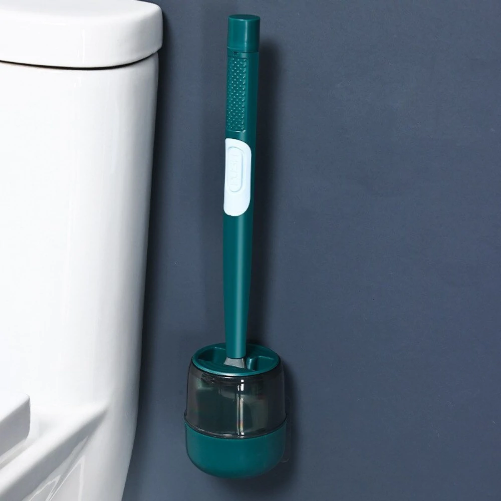 BristleFlex - Flexible Toilet Brush with Built-In Cleaner Dispenser
