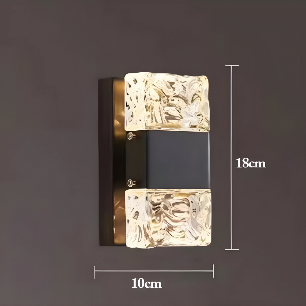 AuraCrystal - Luxury LED Crystal Wall Sconce